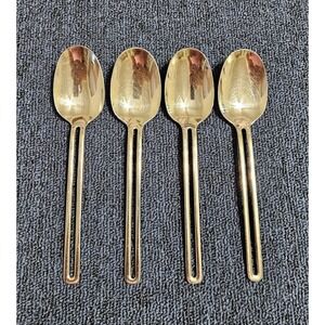 4 Soup Spoons Towle Nordic 18/10 Stainless Flatware Indonesia 7 1/2"